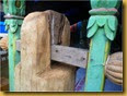 Kentongan kayu pos kamling Kentongan kayu pos kamling
