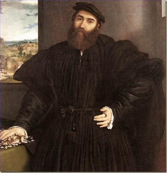 Lorenzo Lotto, Portrait de Mercurio Bua