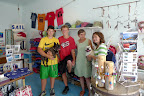 Hmm, Francesca, I'd say that with Peter's mother, his wife, and his two sons, Zachary and Lucas, already helping in the shop, there probably aren't any positions open for us.  Maybe we should stick to being lazy customers!