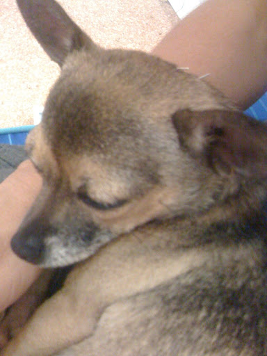 She does something called a-Q-punk-chur (acupuncture)...