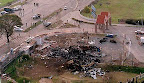 Imágenes del día después del accidente de LAPA- septiembre de 1998. Gentileza: Google