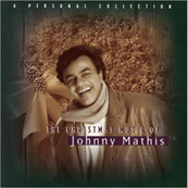c0 album cover of "The Christmas Music of Johnny Mathis"