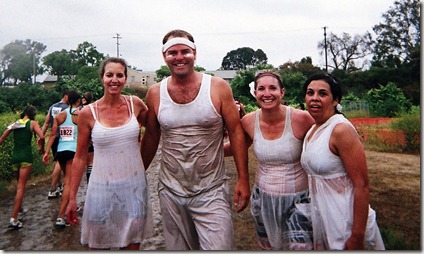 Camp Pendleton Mud Run wet t-shirt contest