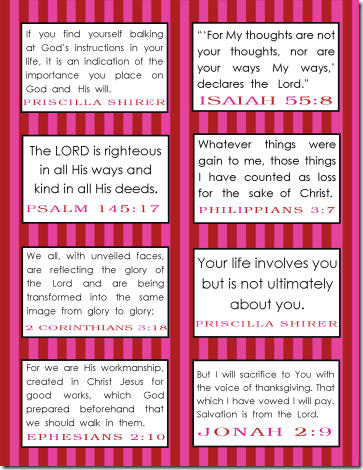 Printable Verse Cards Jonah Study Week One