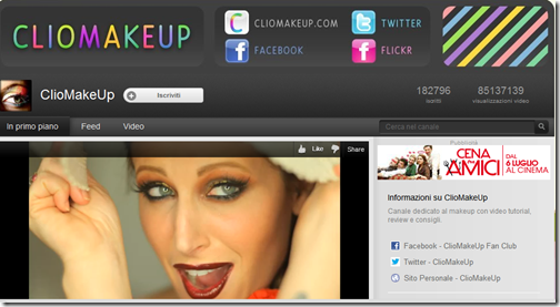 Cliomakeup canale Youtube Immagine Cliomakeup canale Youtube