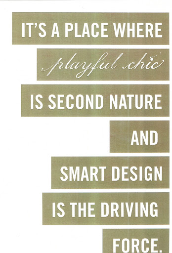 Here is an example of some bold type that I love.