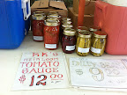 I got a jar of blackberry preserves, but the pickles were great too.