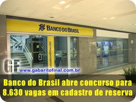 concursos - edital concurso BANCO DO BRASIL 2013 Escriturário