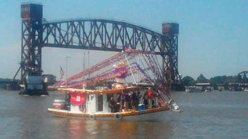 King's shrimp boat at Morgan City, LA during Blessing of the Fleet