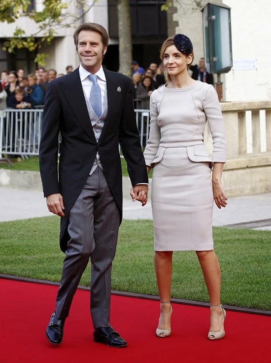 Filiberto de Saboya junto a su esposa, la actriz francesa Clotilde Coureau Filiberto de Saboya junto a su esposa, la actriz francesa Clotilde Coureau