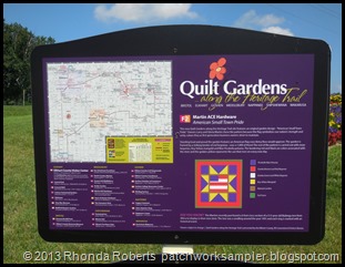 Quilt Garden Sign