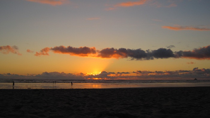 sunset on Tolovana Beach