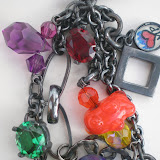 Oxidized Silver with Color