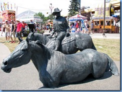 9699 Alberta Calgary Stampede 100th Anniversary - bronze sculpture – 'By the Banks of the Bow'