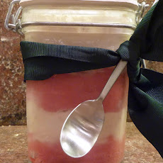 CandyCane Sorbet with Citrus and Cranberry Sorbets