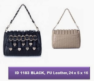ID 1183 BLACK (154.000) - PU Leather, 24 x 5 x 16