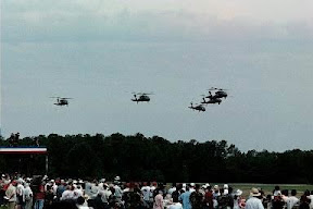 Pass and Review ends with a fly by from the 82nd Aviation Brigade. This years pass was lead by Gordo and Mark in the lead Blackhawk.