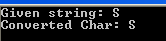 C# Example to Convert String to Char