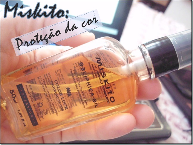 Testei óleo de ojon Miskito Obliphica- Proteção da cor. Testei óleo de ojon Miskito Obliphica- Proteção da cor.