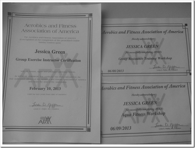 AFAA Certs AFAA Certs