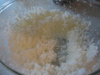 Sugar and shortening all blended.