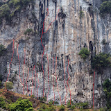 The goods (single pitches ~30m, multi pitches ~70m)
