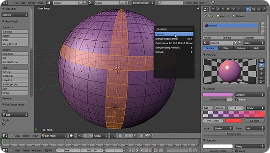 blender Change-interface