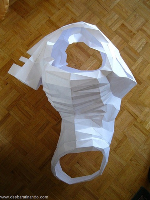 armadura metroid samus papercraft papel desbaratinando  (2)