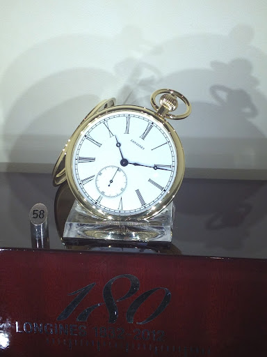 If your guy appreciates craftsmanship but doesn't necessarily want to wear a watch every day, a pocket watch like this one from Longines is perfect. He could keep it in his suit coat or display it on his desk.