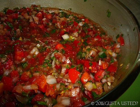 SALSA PICO DE GALLO SALSA PICO DE GALLO