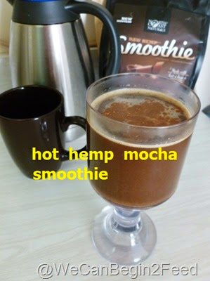 Hot Hemp Mocha Smoothie