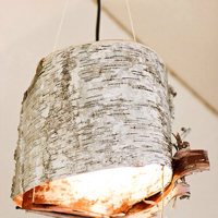 la reines blog: DIY Lampe aus Holz bzw. Holzrinde