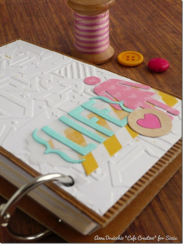 cafe creativo - Anna Drai - sizzix big shot - Mini album - mini day planner (3)