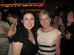 Here, real weddings editor Shira Savada pauses for a quick picture with Jackie of Merci New York.