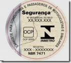 Selo Inmetro modelo Selo Inmetro modelo