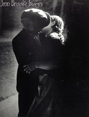 Couple Kissing in Alley, 1933