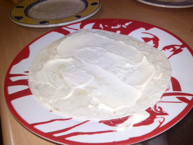 Tortita con mayonesa Tortita con mayonesa
