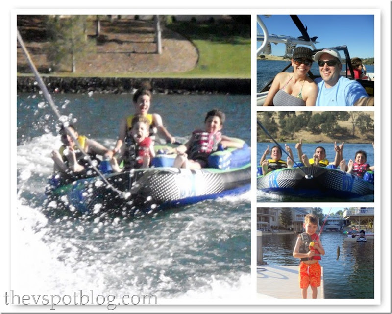 lake mosaic, lake tulloch, tubing, fishing