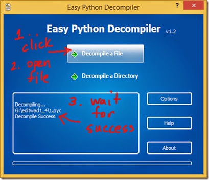 Use EasyPythonDecompiler to decompile the PYC file Use EasyPythonDecompiler to decompile the PYC file