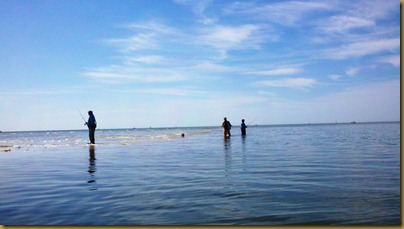 fisherman at bunche beach