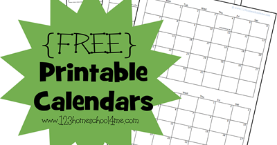 free Printable Calendar