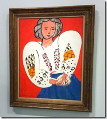 Matisse woman in white