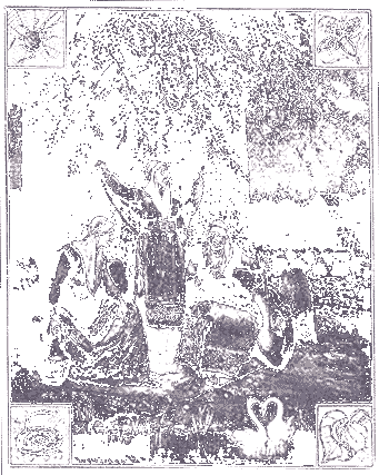 The Norns Weave At Yggdrasil Root, Asatru Gods And Heroes