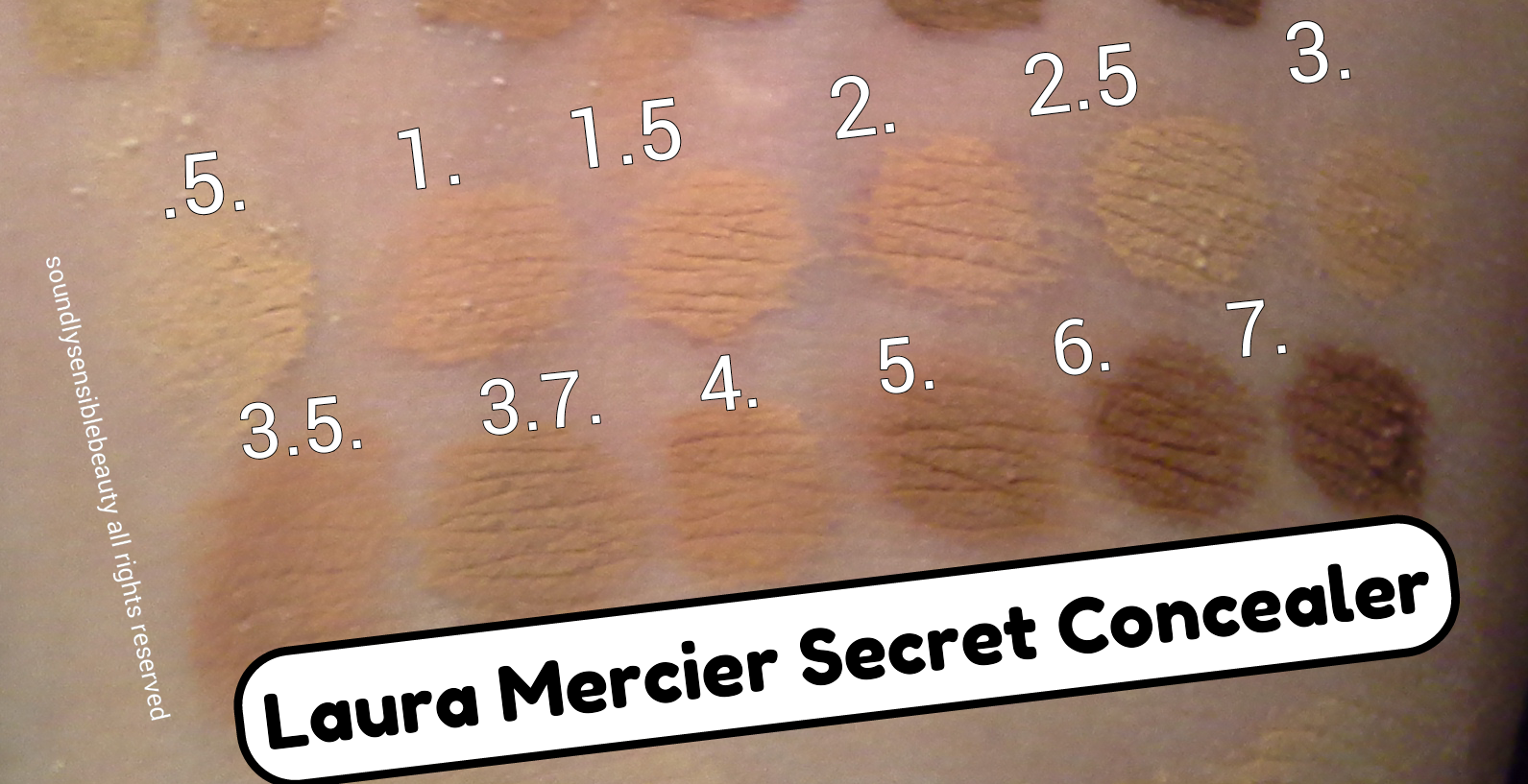 Laura Mercier Secret Concealer Review & Swatches of Shades