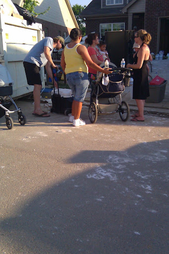 The neighbors so appreciated the steady flow of food and refreshments.