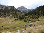 Walking on the GR107 from the Refuge des Besines to L