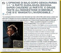 OPINIONE MAJO GENOA PARMA