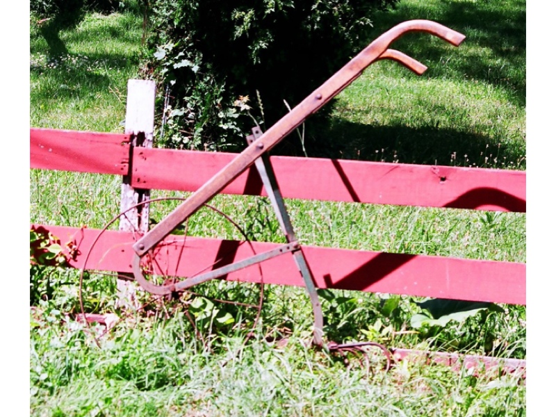 VINTAGE PUSH PLOW GARDEN CULTIVATOR | eBay