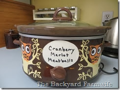 crock pot labels - The Backyard Farmwife
