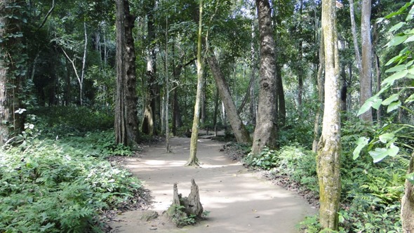 Trilha no Parque de Kuang Si
